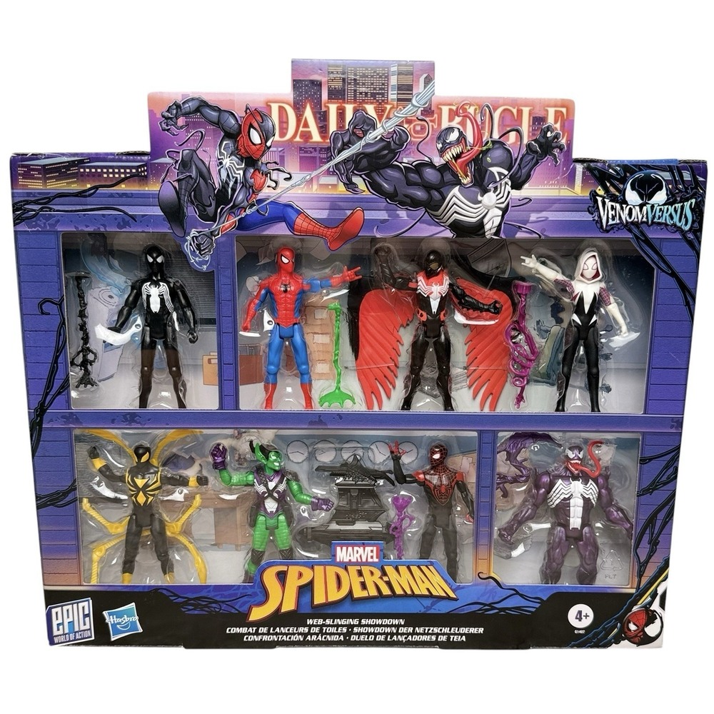Marvel Spider-Man Venom vs Epic World of Action Web-Slinging Showdown NIB
